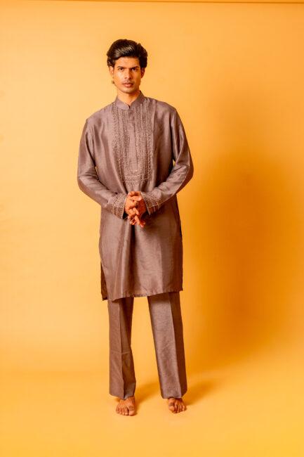 Reyom Silk Kurta Set